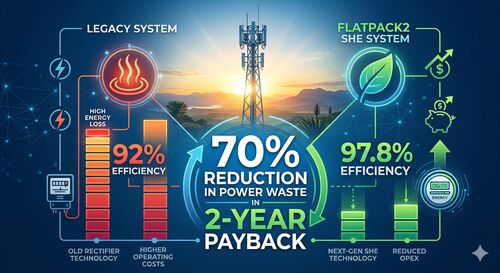 Laatste bedrijfscasus over Reducing OPEX in High Energy Cost Regions: Rectifier Upgrade Paths for South American Operators