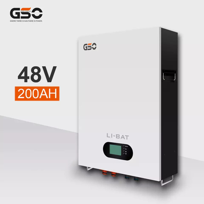De diepe Cyclus48v 200ah Muur zette de Toepassing van de het Huisopslag van Lithiumion battery with BMS For op