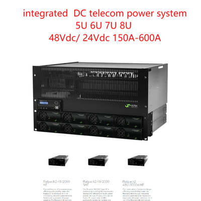 van de de Telecommunicatiemacht van 48vdc 24vdc het Systeem Geïntegreerd gelijkstroom systeem 150A-600A