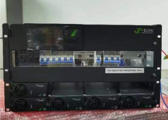 Eltek 48Vdc 19 Inch 5U Telecom 16kw 300A CTO System Smartpack Touch Controller Met Distributie Sluiters