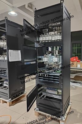 Op maat gemaakt 48Vdc 48KW 1000A Indoor Telecom Power System met FP2-gelijkrichter voor datacenters