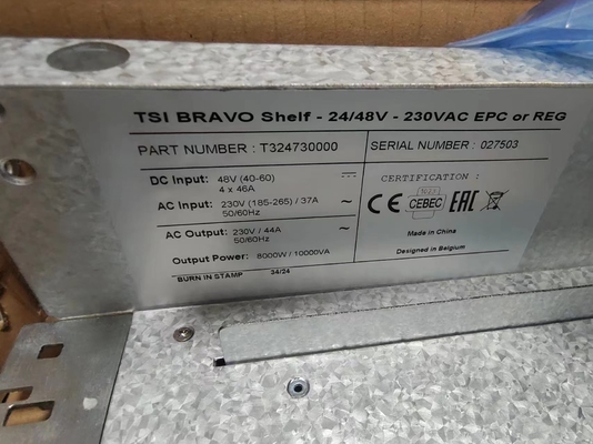 CE+T stroom TSI BRAVO 24/48V 230VAC 2U stroom Rack voor 19 inch kast P/N T324730000