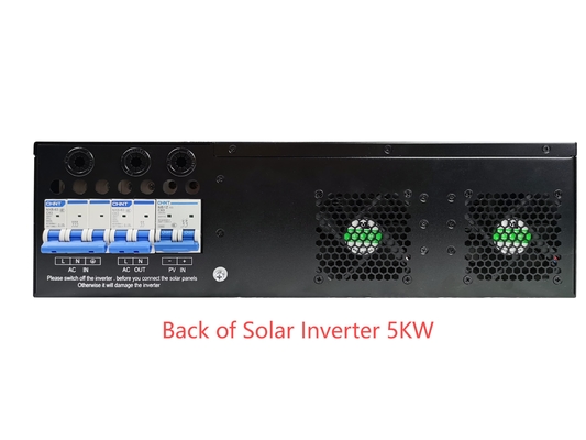 Rack Mount Pure Sine Ware Hybrid Solar Inverter 5KW PV 150/500Vdc 220/230Vac Uitgang Wifi GPRS voor BTS