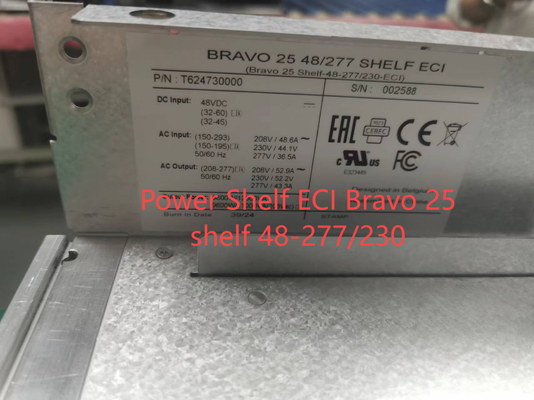 CE+T Power Shelf ECI Bravo 25 plank 48-277/230 -ECI P/N: T624730000