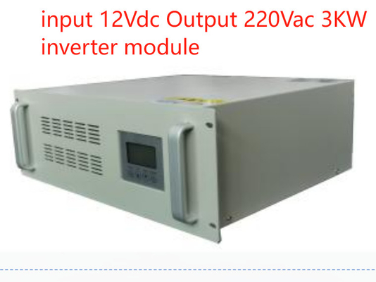 DC AC-omvormer 19 inch 4RU Rack Type Input 12Vdc tot Output 220Vac Custom-Made 3kw Inverter Module