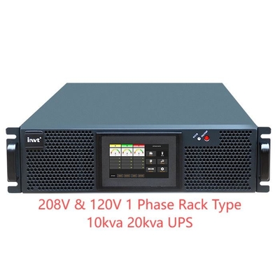 Driefasenrek Online UPS 208 V 120 V 3/3 3/1 Flexibel 19 Inch 10kva 20kva