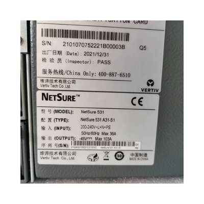 Vertiv 19 inch Embedded Power System Netsure 521A31 Schakelaar Stroomvoorziening 150A DC System