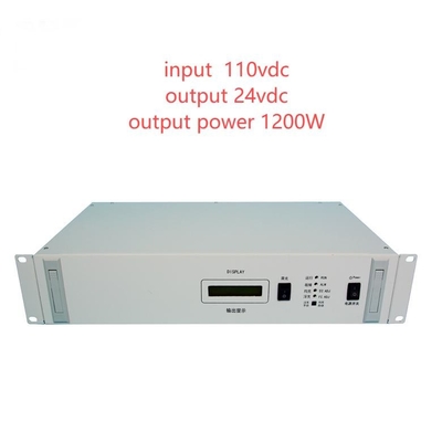 19 inch Rackmount RCT2000D-serie Geïsoleerde DC-DC-omvormers Input 110vdc Output 24vdc 1200W D50-10-14