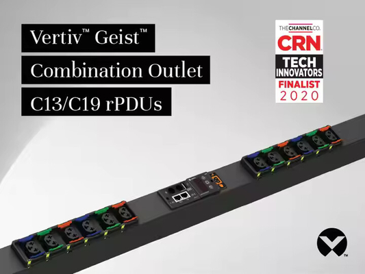 Vertiv Geist GU1 Smart Monitoring PDU Type 16A/32A Adaptieve Belasting Rack Stroom met C13/C19 Dubbele Poorten Professionele Kwaliteit voor Datacenters