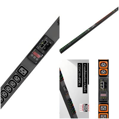 Vertiv Geist GU1 Smart Monitoring PDU Type 16A/32A Adaptieve Belasting Rack Stroom met C13/C19 Dubbele Poorten Professionele Kwaliteit voor Datacenters