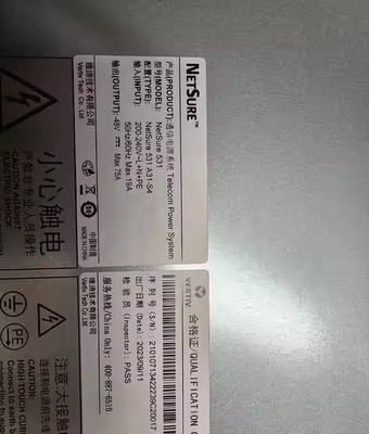 Vertiv Merk Netsure 531 A31-S4 48V 60A Ingebouwde Schakelvoeding