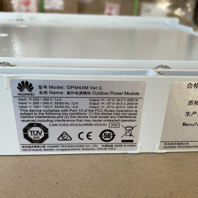 Hua-wei OPM40M Outdoor Power Module 48V40A AC Direct Gelijkrichter 48V2000W Systeem Voor Telecom Voeding