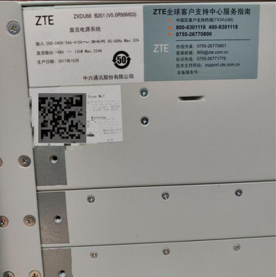 Hoge efficiëntie Zte -48v 200a Telecom stroomvoorziening Zxdu68 B201 Embedded