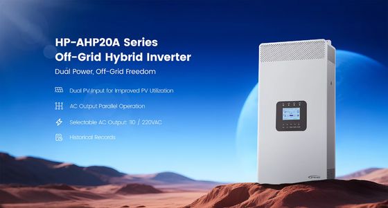 HP-AHP20A 3KW 3.5KW Home Off Grid Zonne-omvormer 3500W Hoogfrequentie Pure Sinusgolf Zonne-omvormer Met WiFi Optioneel