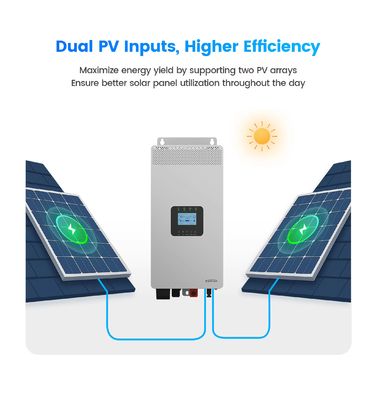 HP-AHP20A 3KW 3.5KW Home Off Grid Zonne-omvormer 3500W Hoogfrequentie Pure Sinusgolf Zonne-omvormer Met WiFi Optioneel