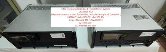 Eltek Flatpack2 110Vdc 8KW gelijkstroomsysteem CIO20405.XXX Systeem met Flatpack 110-125V/2000HE 241115.805 241119.805