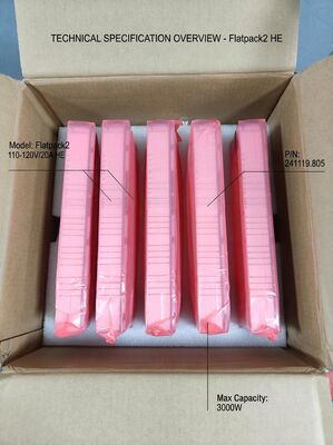 Eltek Flatpack2 110Vdc 125Vdc 3000W Hoog rendement gelijkrichtermodule 1U hoogte P/N: 241119.805