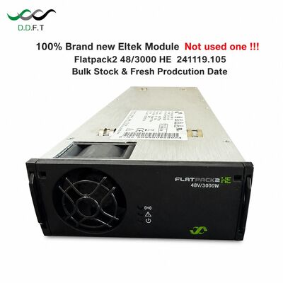 Eltek Flatpack2 48/3000HE 3000W 48V Hoge Efficiëntie Hot Swappable Gelijkrichtermodule voor Telecom Voeding