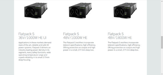 de Telecommunicatieolt materiaal van 48V 5.4kw Eltek Flatpack S 1U 241122,125 CTOS0301.1319