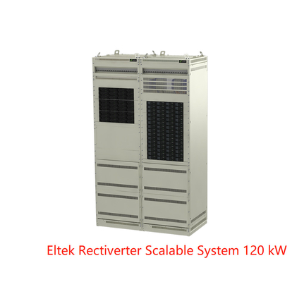 Het Systeem van de de Telecommunicatiemacht van Rectivertereltek Scalable 120kW 230/400VAC 3 Fase Groot Systeem