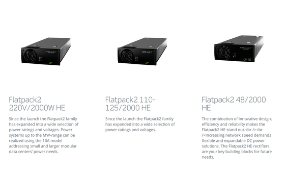 Systemen 24-220Vdc 2kw- 16kw van het Eltek de Industriële Bulkvoer AC/DC met Flatpack 2 Gelijkrichters