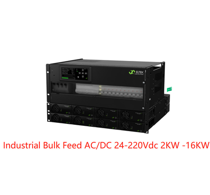Systemen 24-220Vdc 2kw- 16kw van het Eltek de Industriële Bulkvoer AC/DC met Flatpack 2 Gelijkrichters