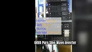 6KVA rackgemonteerde omvormer Pure Sine Wave Telecom Power